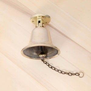Ship Bell  || Vintage Solid Brass || Wall Hanging Bell || Very heavy and big bell