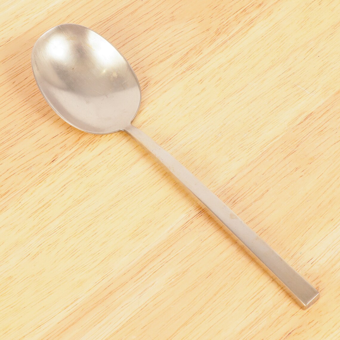 Desert Spoon Tablespoon Vintage Solid Brass Spoon Etsy