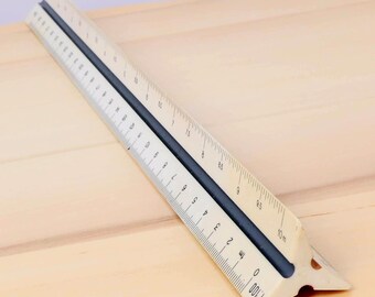 3 Sided Ruler Tecnostyl 91 F 1 15 20 25 33 1 3 50 100 Etsy