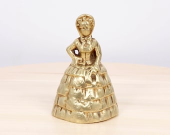 Lady Bell || Victorian lady / woman || Original solid brass clapper || Vintage Solid Brass