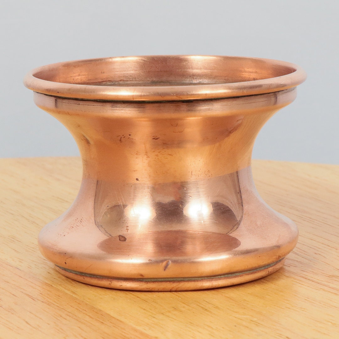 Vase / Flower Pot / Ashtray Simple Design Vintage Copper Etsy UK