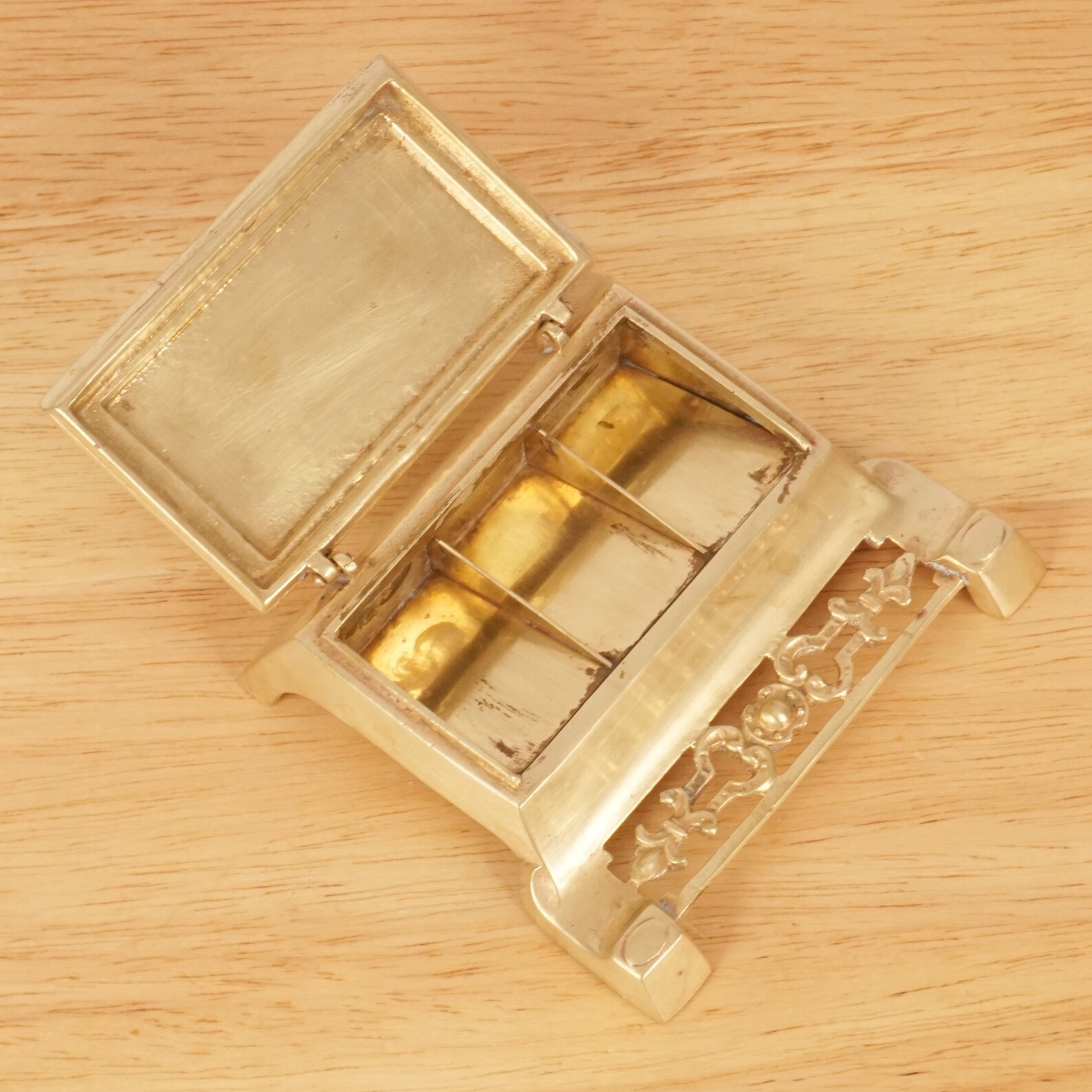 Vintage Postage Stamp Holder With Pen Holder / Decorative Etsy