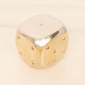 Dice || Vintage solid brass