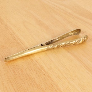 Handschuhdehner / Heringe || Vintage Messing massiv || Detailliertes Blumen/Blatt Design
