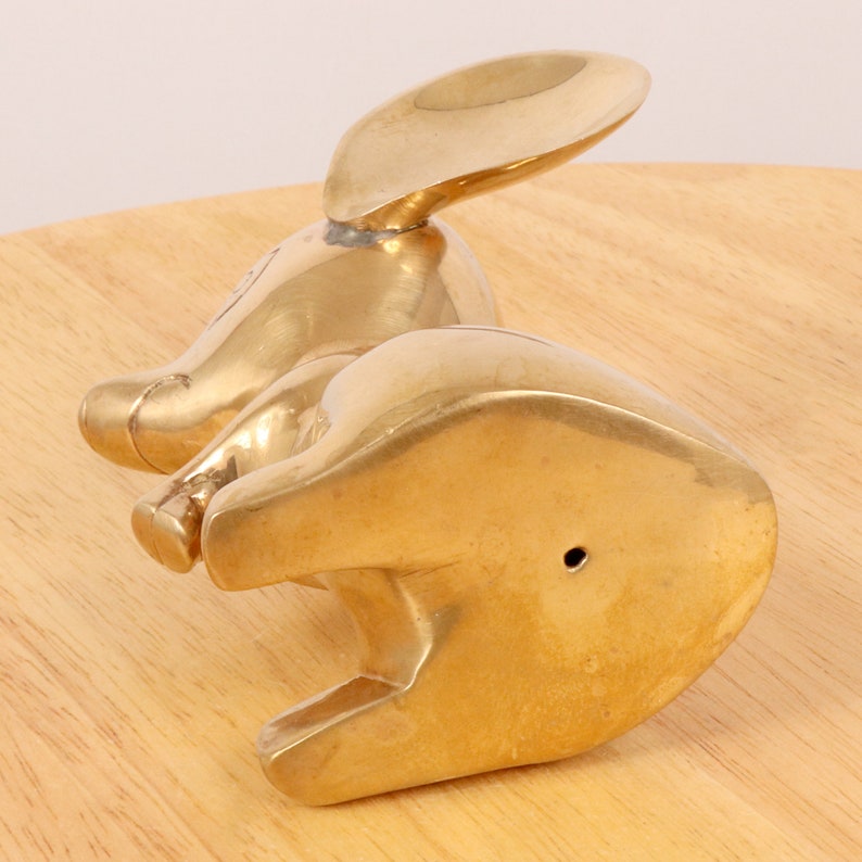 Mouse Vintage solid brass figurine Mouse statuette Etsy