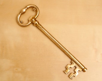 Vintage Large Brass Bottle opener / Key Decorative / Wall Hanging || Key Decor