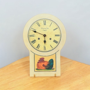 Wandklok || Vintage massief hout || Rozemarijn Jane Engeland