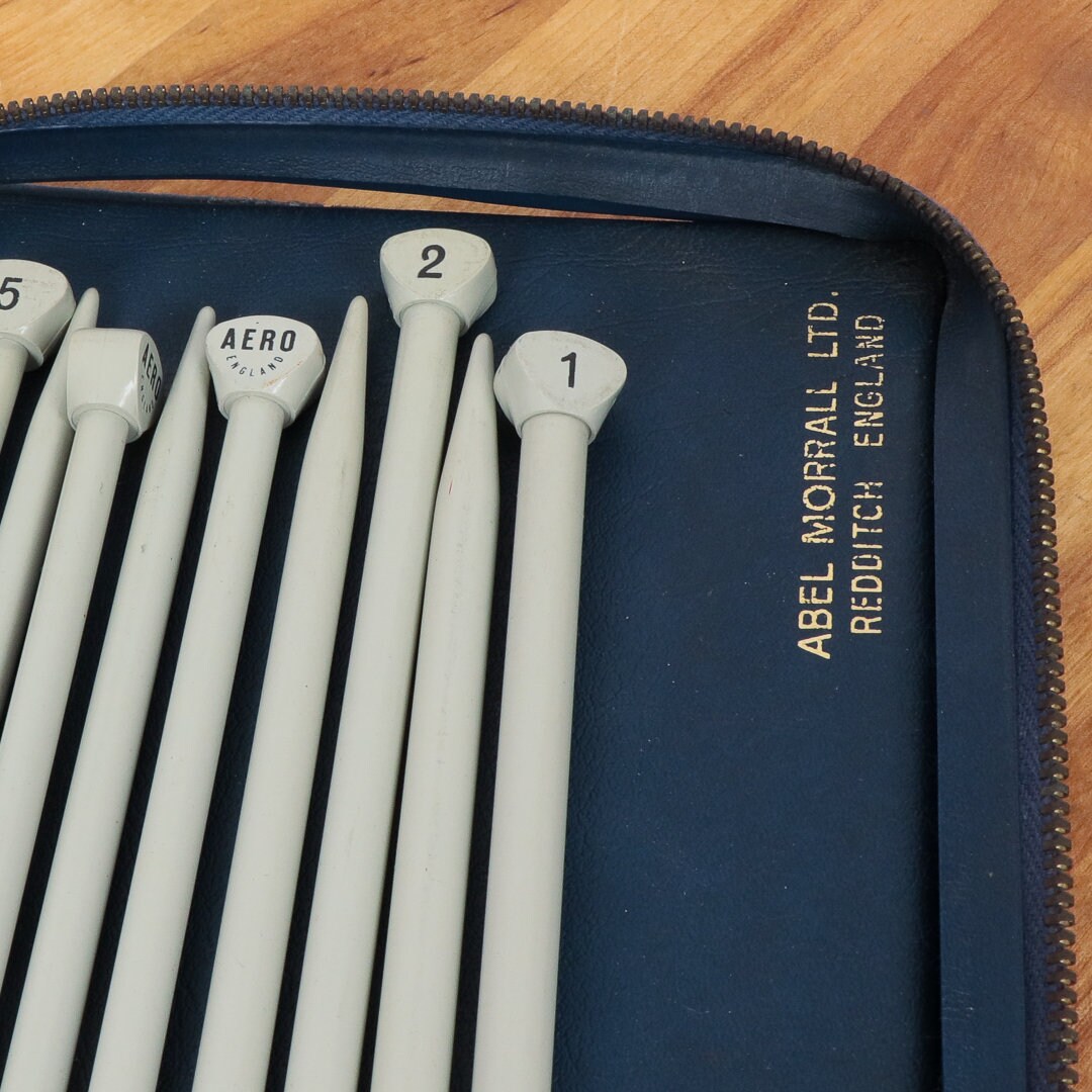 Aero 34 Vintage Knitting needles Abel morrall Ltd Redditch Etsy