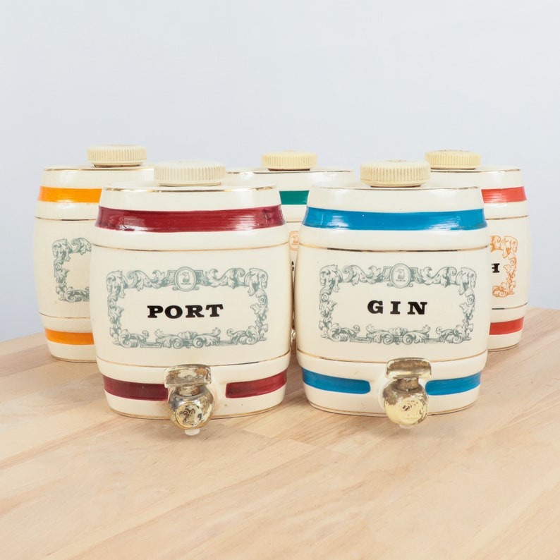 5 Barrels / Decanters Port Sherry Scotch Rum Gin Etsy