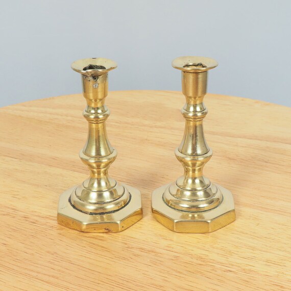 ヴィンテージ キャンドルホルダー 2個セット　イングランド キャンドルホルダー / キャンドルスティックホルダー 2 個セット