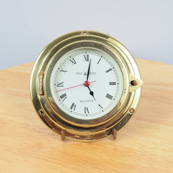 Home & Living Home Décor Vintage style Simpson Laurence Quartz ships boat yacht marine clock