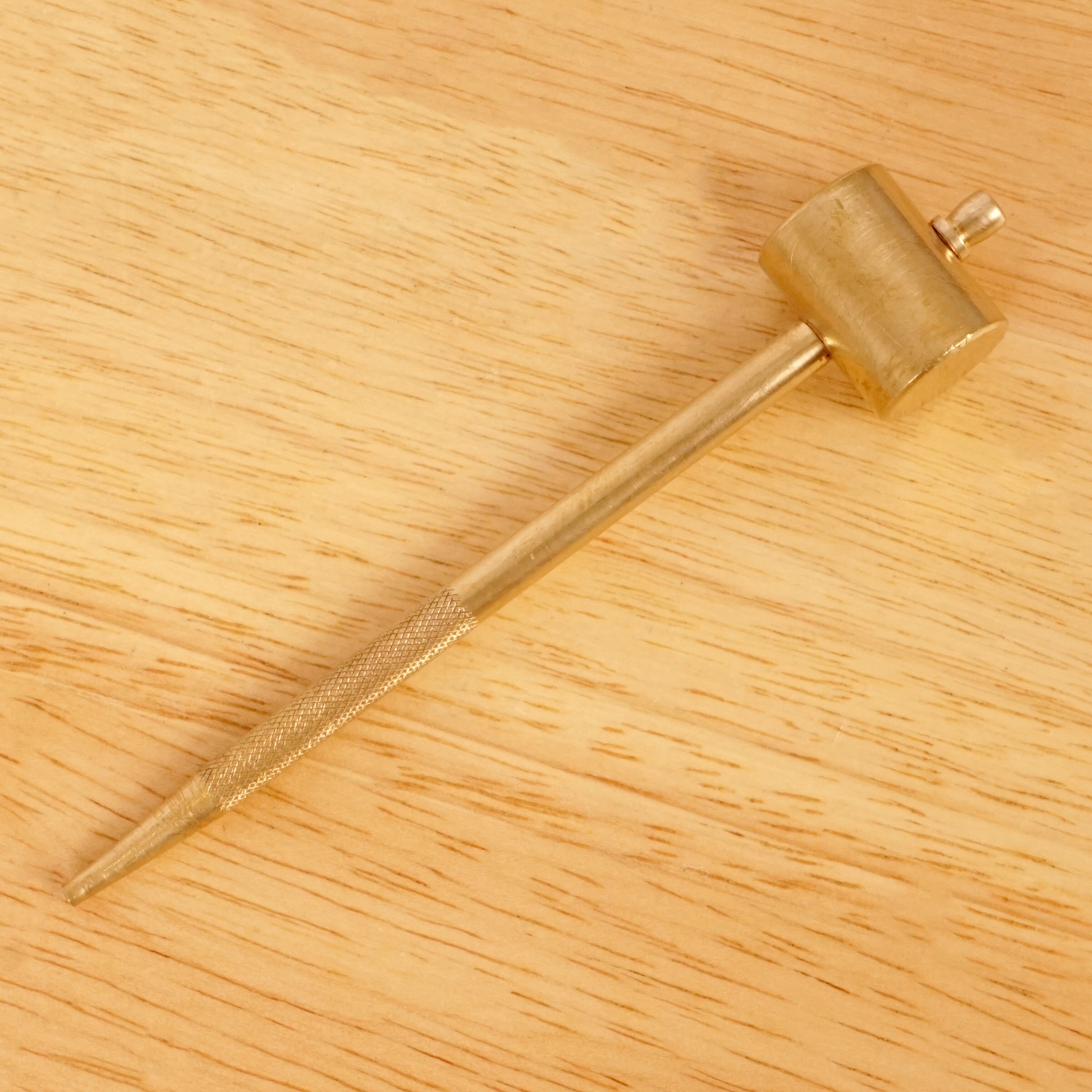 Vintage Solid Brass Hammer Solid Brass Gavel Hammer Etsy