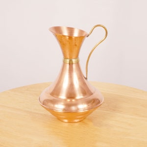 Vase / pitcher / jug || Vintage copper and brass || Copper pitcher / jug || Copper vase / home decor