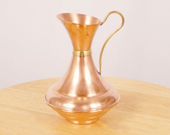 ヴィンテージ銅製花瓶（取っ手2つ付き） - 手作り植木鉢装飾 - Etsy 日本