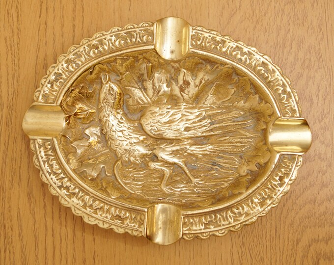 Solid Brass Vintage Jewelry Tray / Small Plate / Ashtray Etsy