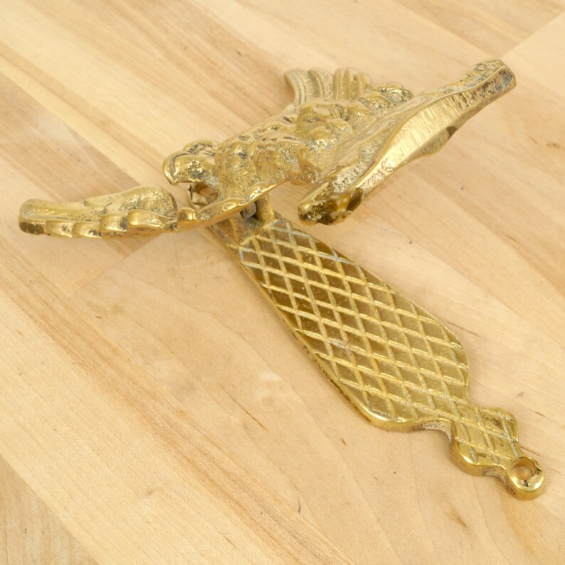 Eagle Door Knocker Eagle Design Vintage solid brass Etsy