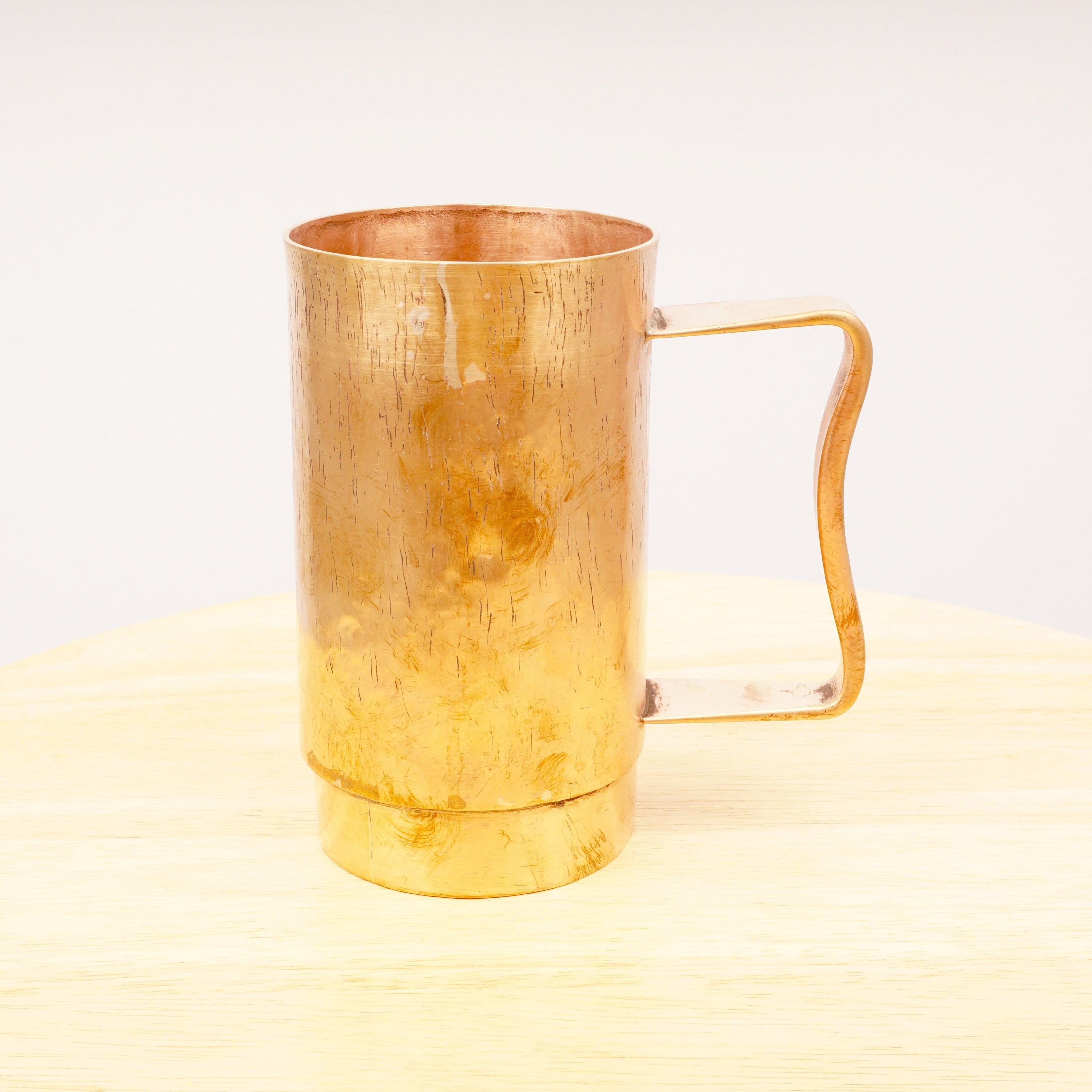 Handmade Jug/Vase Pitcher Vintage Solid Brass