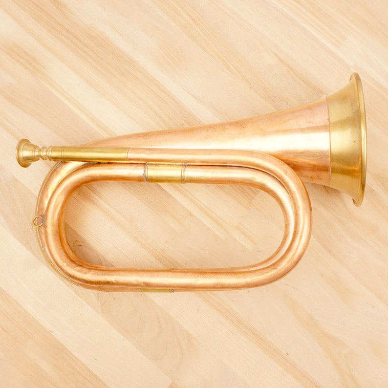 Horn / Trumpet Copper and solid brass Vintage in working Etsy