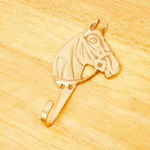 Rack / hook / holder / wall decor || vintage solid brass || Horse head design