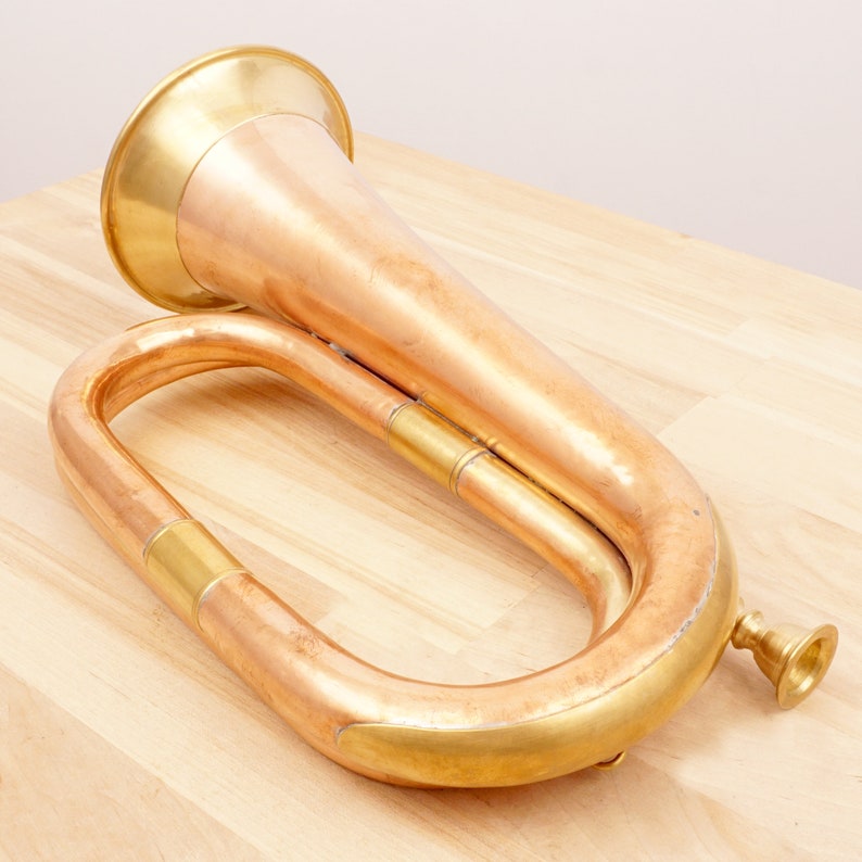 Horn / Trumpet Copper and solid brass Vintage in working Etsy