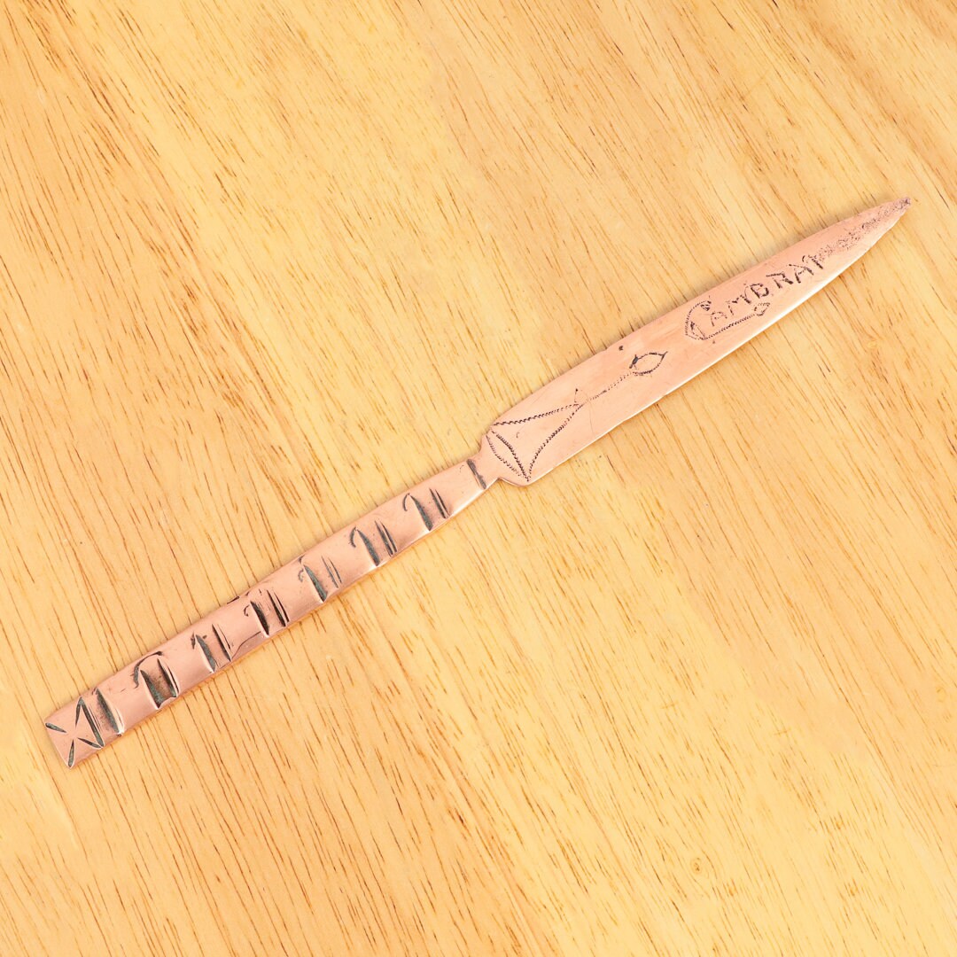 Envelope Knife / Paper Knife / Letter Opener Vintage Solid Brass and