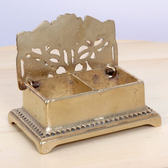 お48】30 フランス アンティーク 切手入れ レター 小物入れ フランス