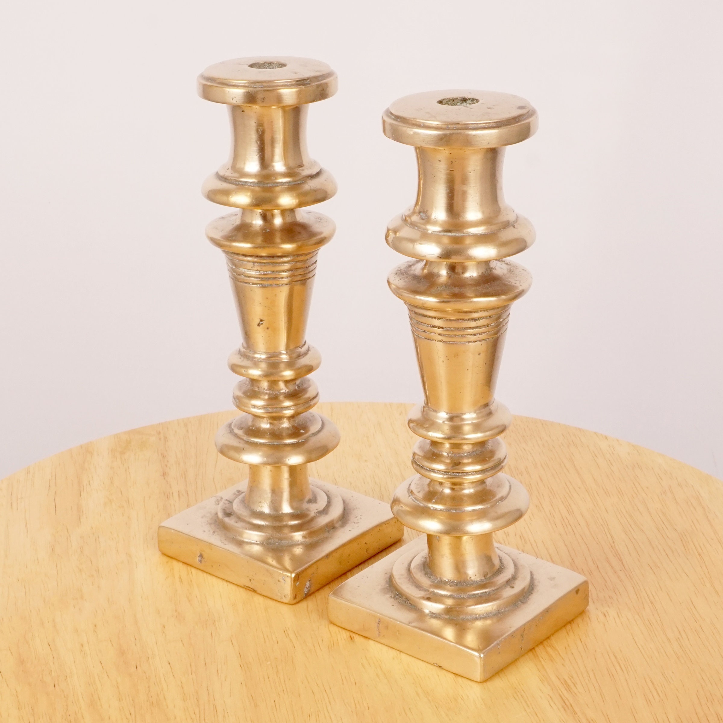 2 Massive and heavy Candle Holders / Candlestick holders Etsy