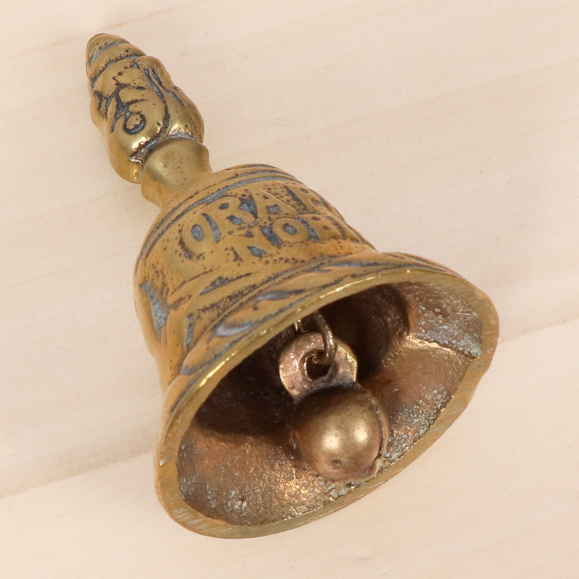 Cloche à Main VABNEER - Argent - 13x7.5cm - Son Clair Et Fort - Pour Restaurant, École, Jeux