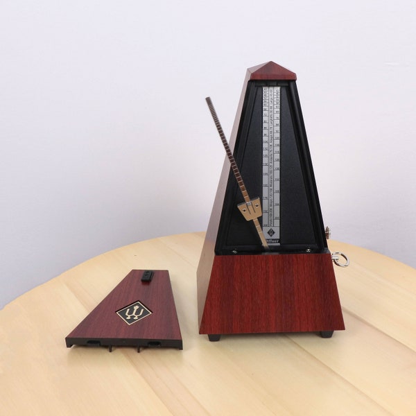 Vintage Wittner Metronome 813M with Bell || Elevated on 3 legs || Marked Made in West Germany