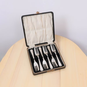 Desert Fork set for 6 persons in the box || silver plated EPNS A1