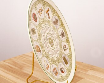 2001 Calendar Porcelain Plate by Wedgwood || Millennium 2000