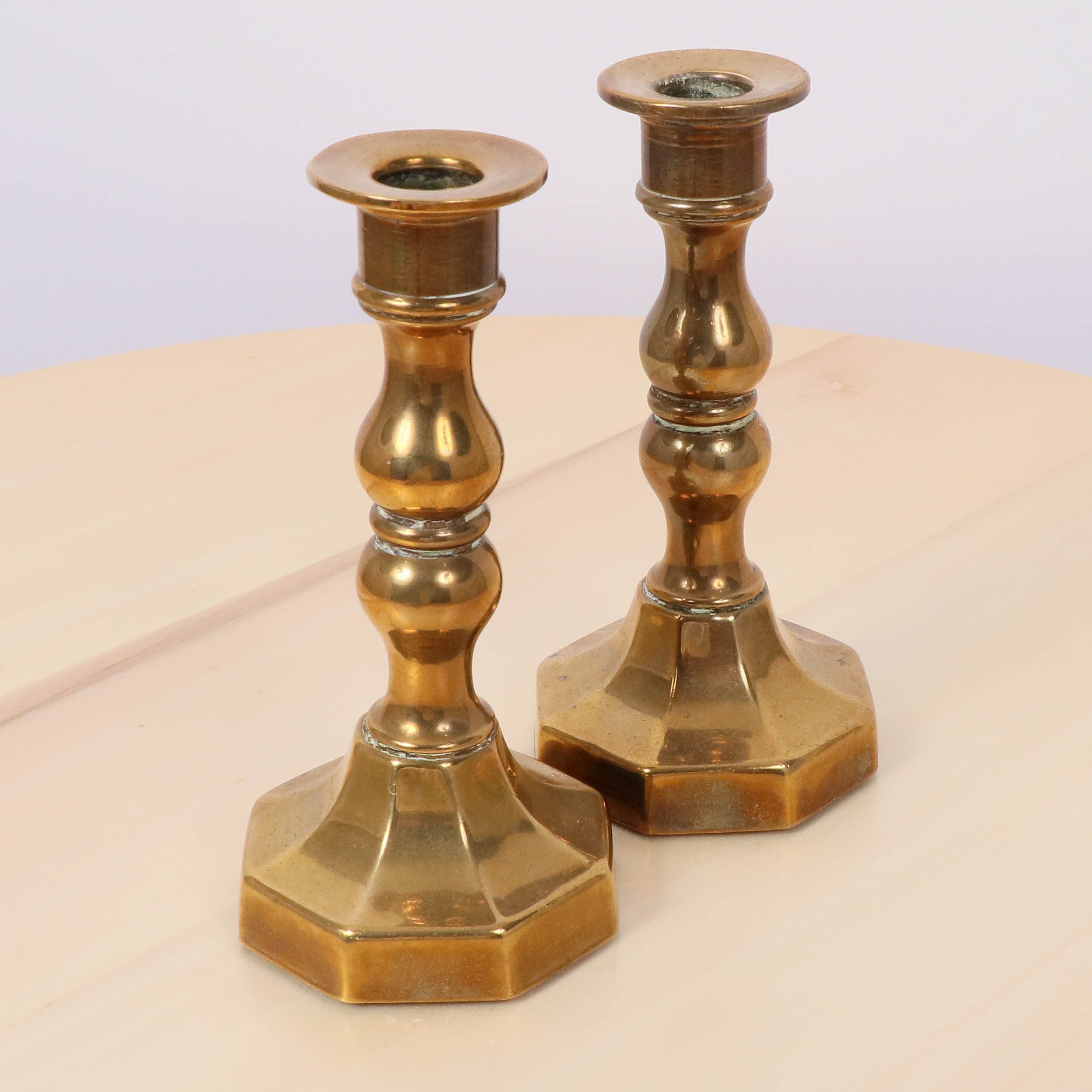Octagonal Holder Octagon Shape Base Candle Holders / Candlestick Holders || Antique ...