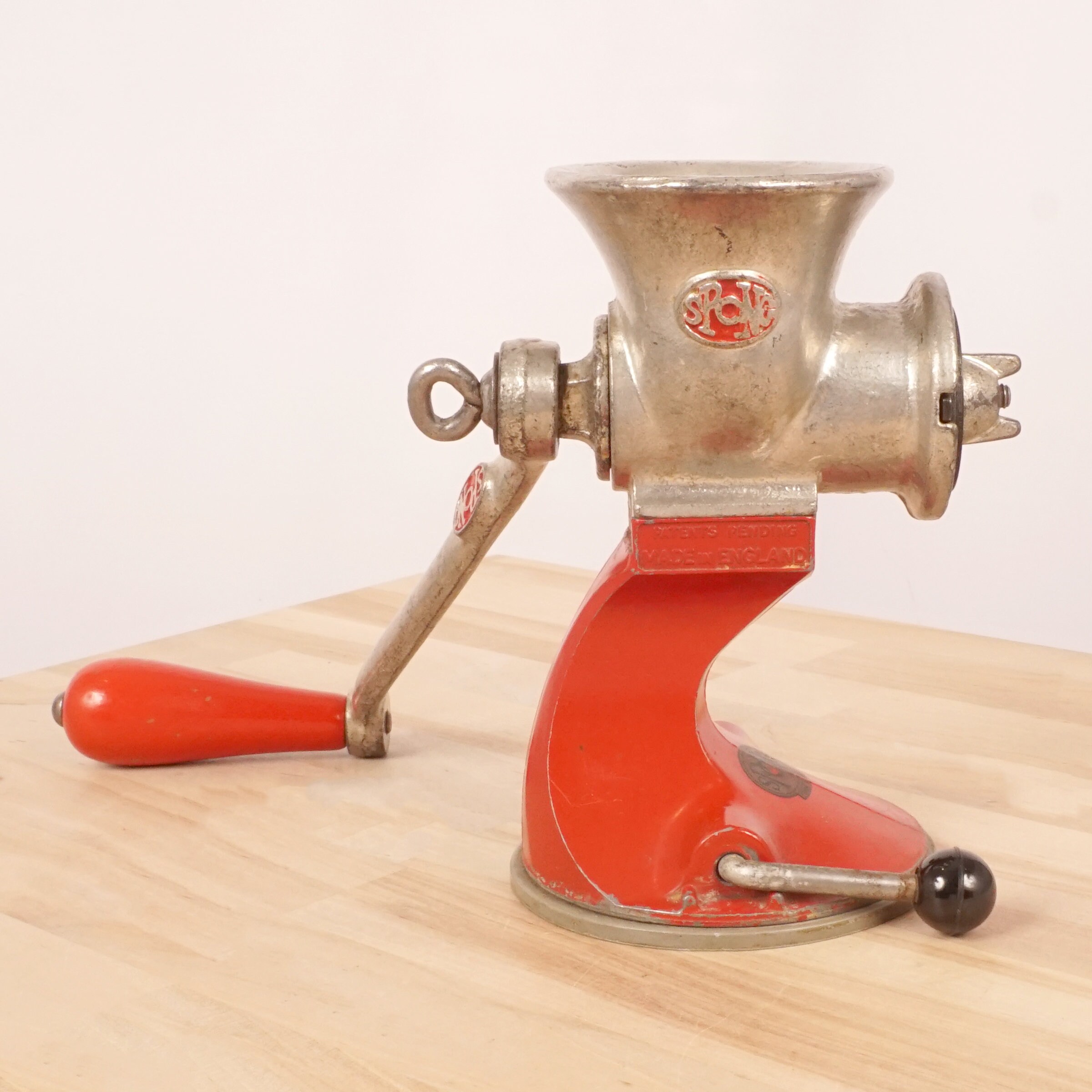 Vintage Meat grinder Spong & co ltd LONDON Patents Etsy