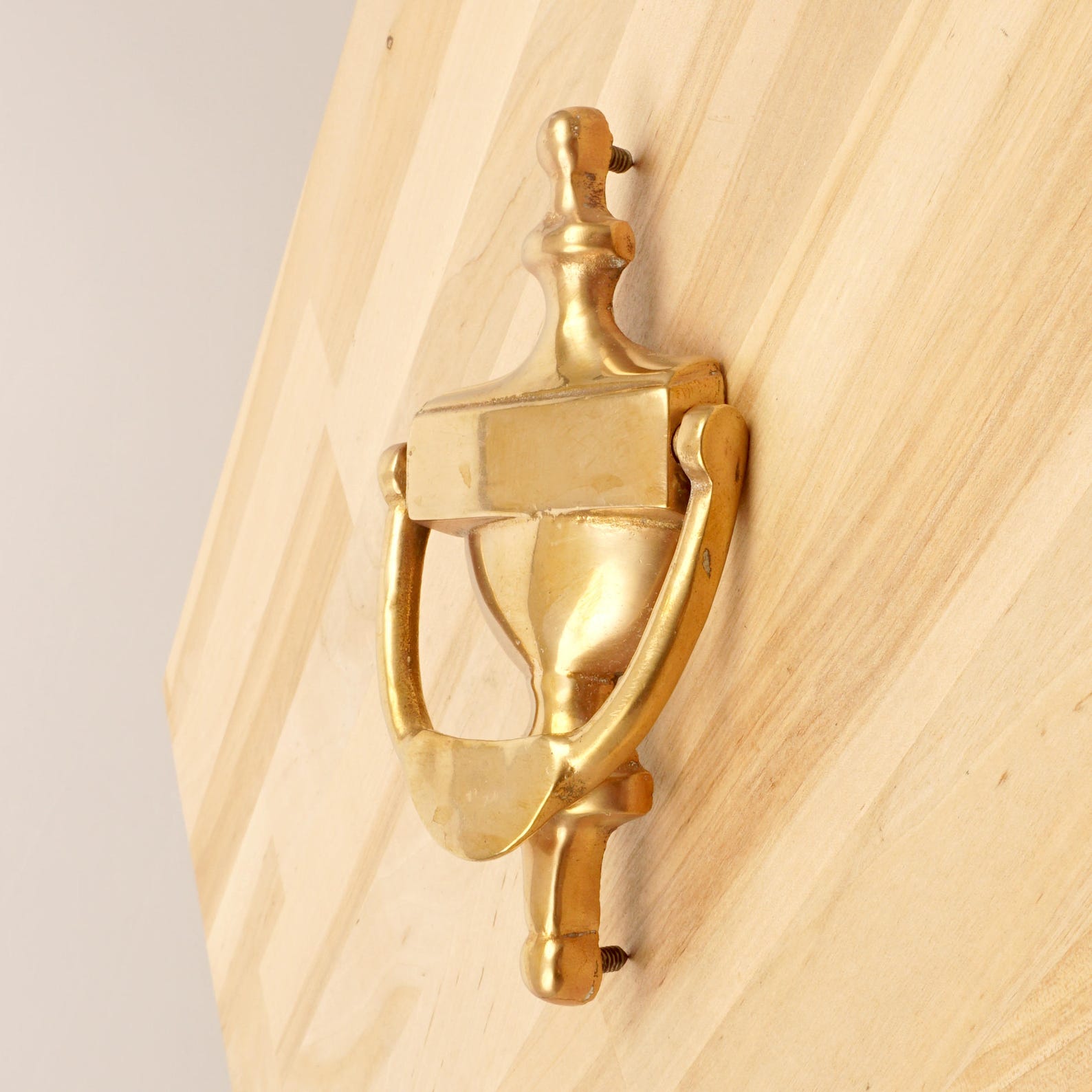 Door Knocker || Simple Design || Vintage Solid Brass - Etsy UK