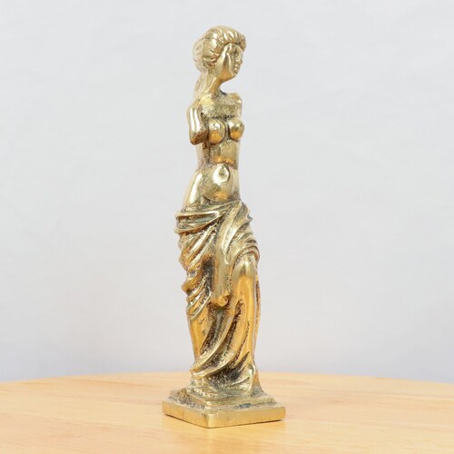Aphrodite Venus De Milo Greek Goddess shops / Half naked woman figurine / girl statue || HEAVY brass || Vintage solid brass