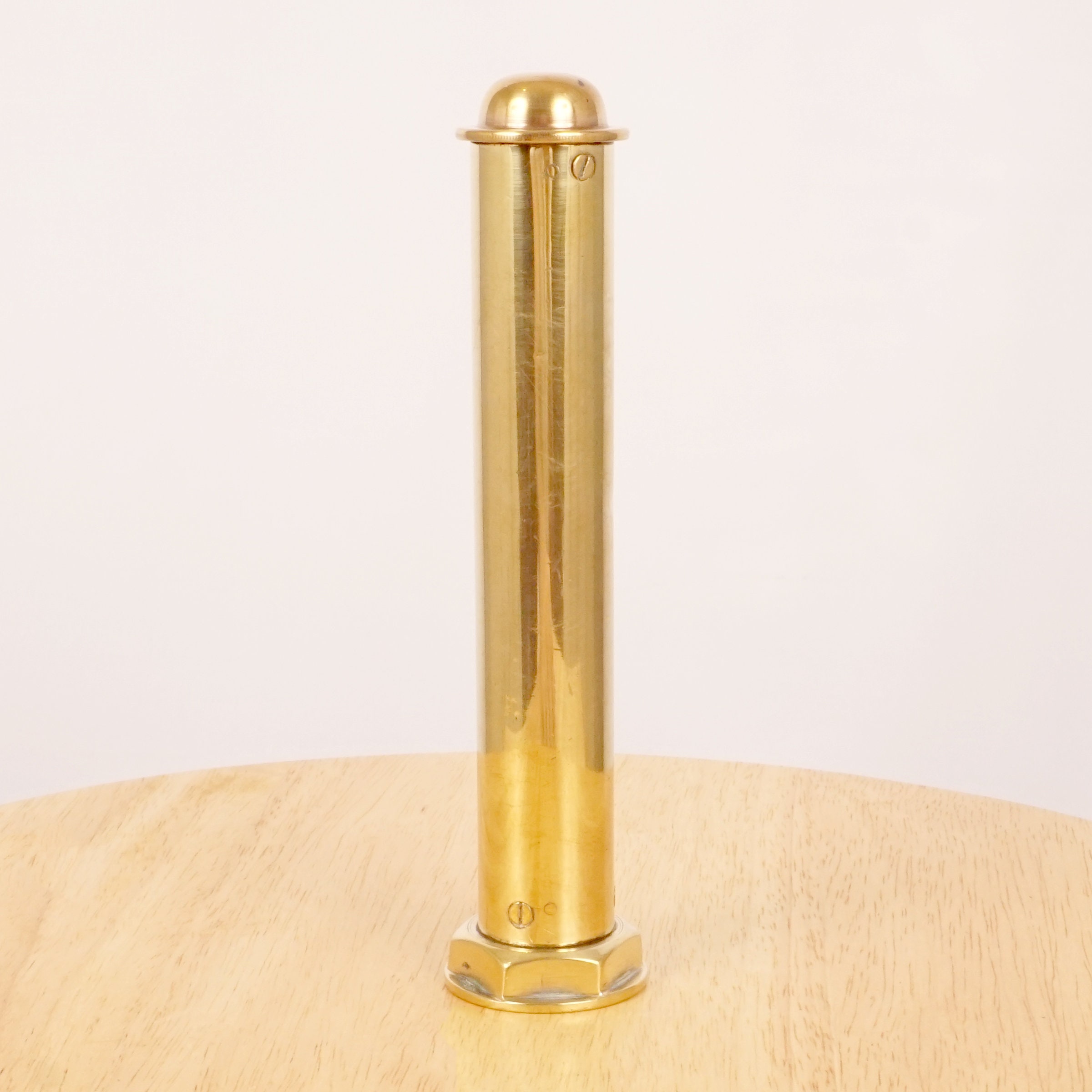 Brass Savings Bank / Coin Counter Vintage Solid Brass Etsy