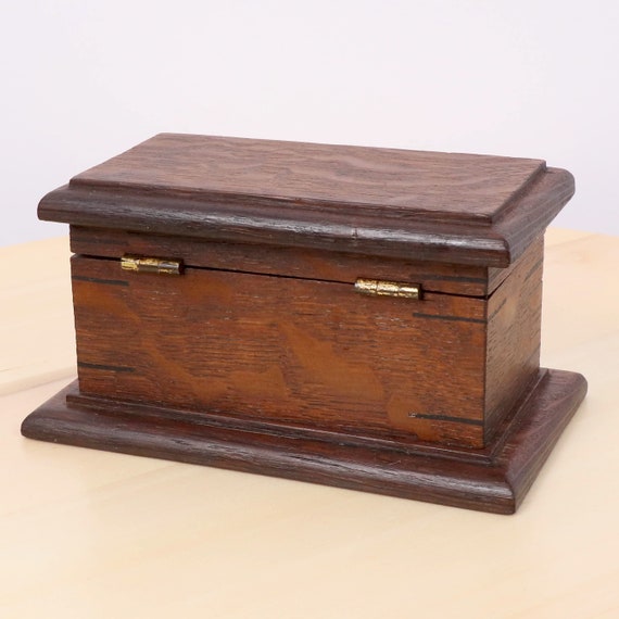 U.S.A ヴィンテージ 木箱 vintage wooden box Wooden Box With Hinged Lid || Vintage Wood Box / Storage - Etsy