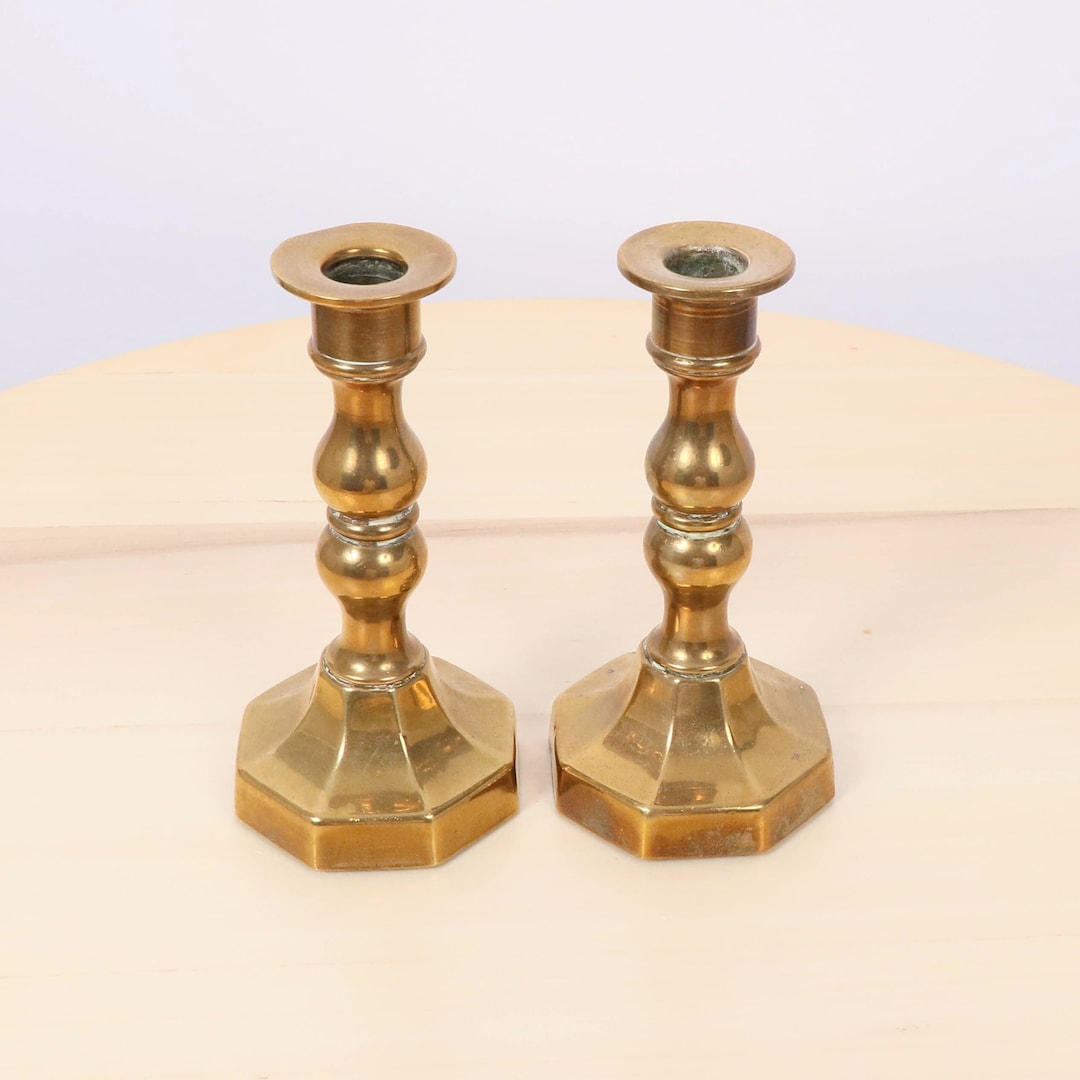Octagonal Holder Octagon Shape Base Candle Holders / Candlestick Holders || Antique ...