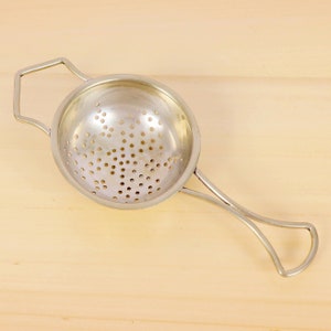Tea Strainer || Vintage silver plated