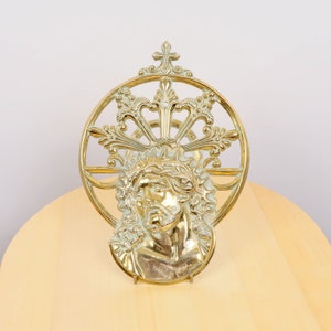 Jesus Christ || Vintage solid Wall Hanging Brass || Jesus and Christ