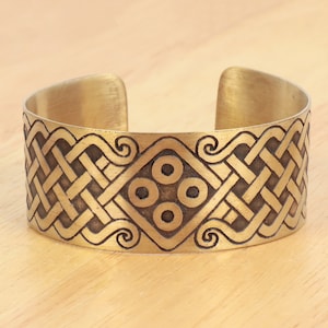 Polsbandje / armband || Vintage massief messing