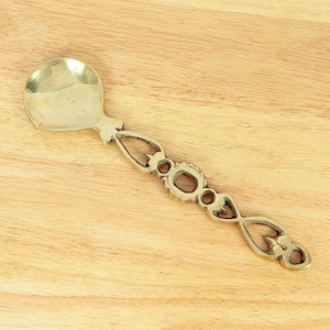 Spoon / Love Spoon || Marriage / Wedding gift / decorative ladle with spout || vintage solid brass spoon