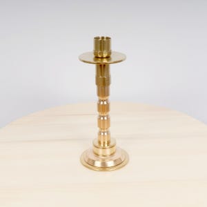 Kerzenhalter-Stick/Kerzenhalter || Vintage Kerzenhalter aus massivem Messing || Ein einzelner Kerzenhalter aus Messing