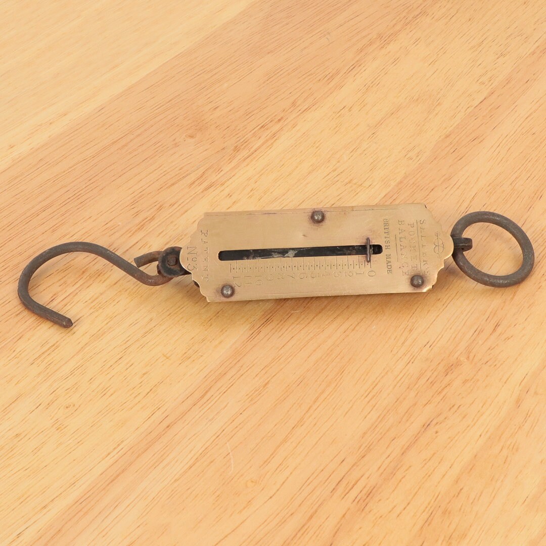 Vintage No.2 'Salter's Improved Balance' Brass Hanging Scales | Used - Good | A$30.00 | Gympie, Queensland