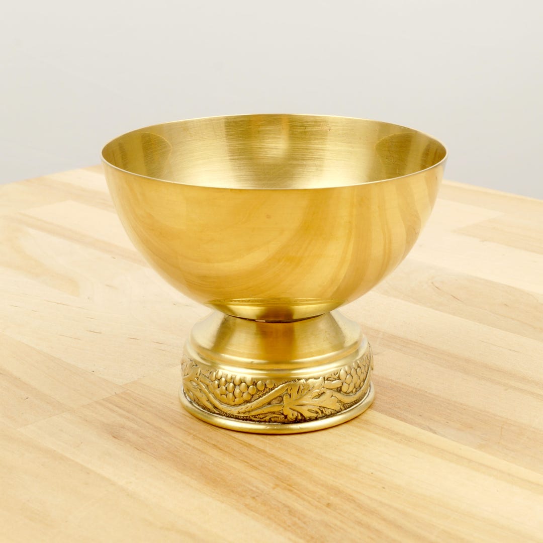 Coupe à Vin En Métal Gaufré Vintage - Motifs Fleurs, Alliage Zinc, Décoration Bar Ou Mariage - Or