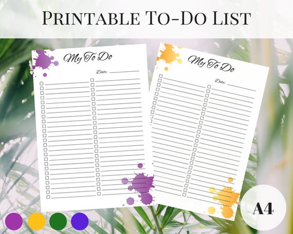 to do list printable printable planner pages planner to do etsy