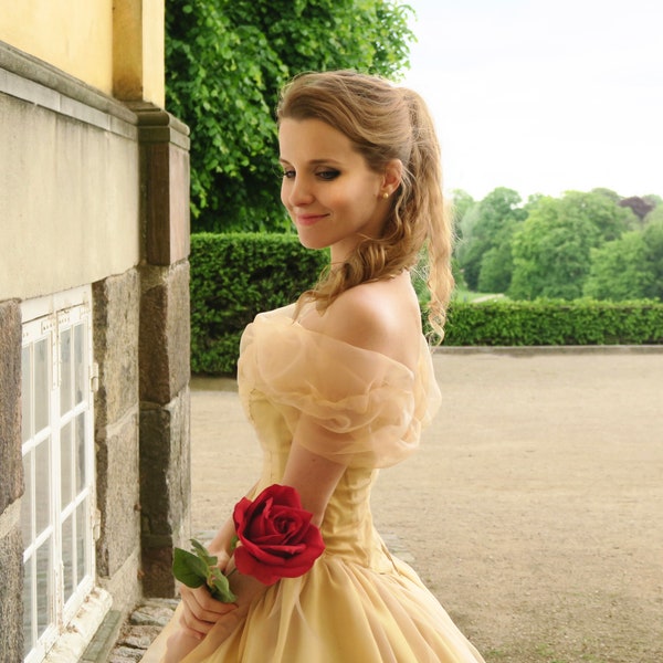 Vestido de Princesa Bella - Vestido de baile de disfraces de La Bella y la Bestia