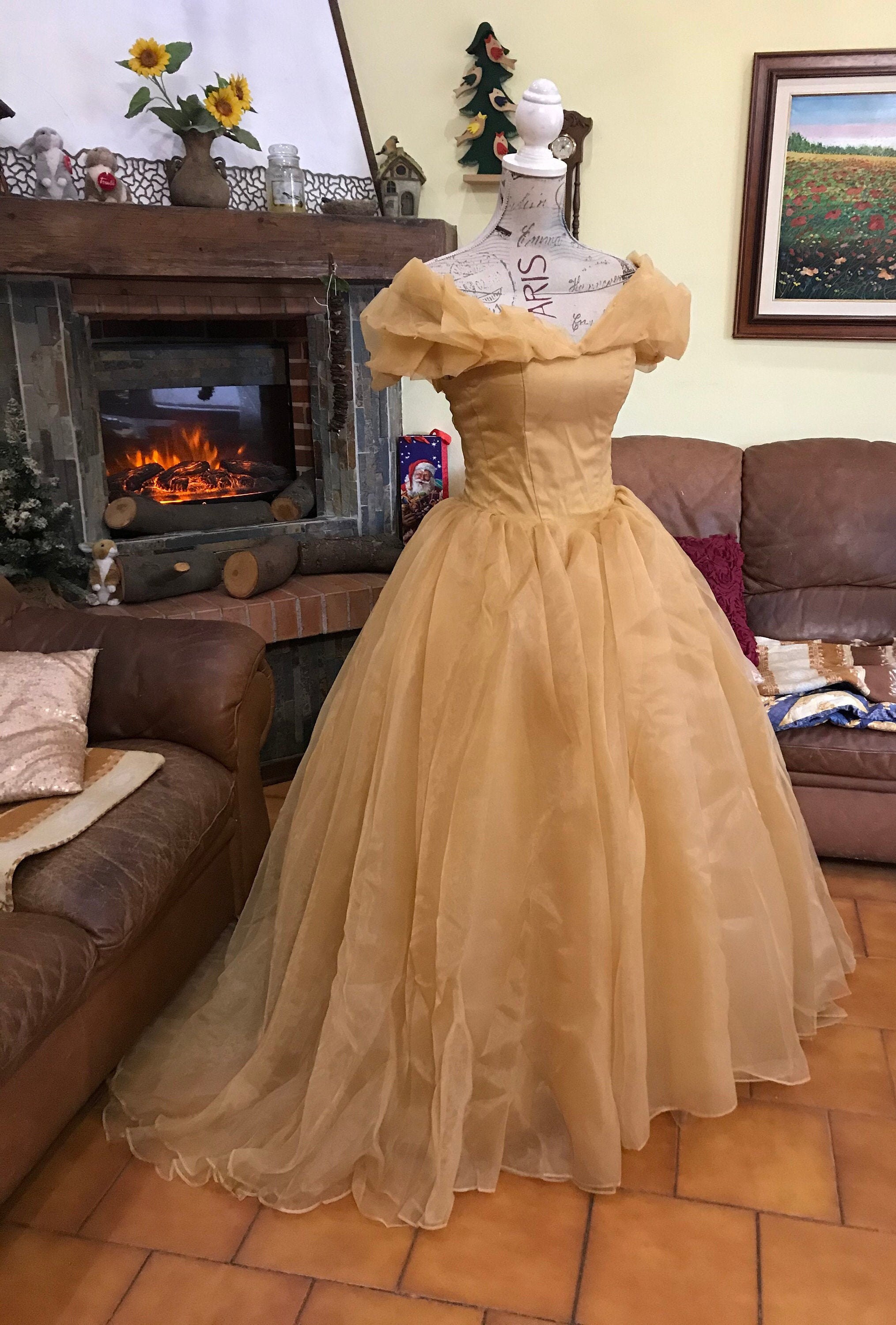Beauty and the beast prom cheap dresses