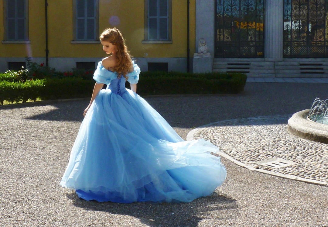 Ready to ship - Red Cinderella Ballgown – Karlene Lindsay Designs LLC