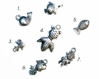 POISSONS charms to choose from